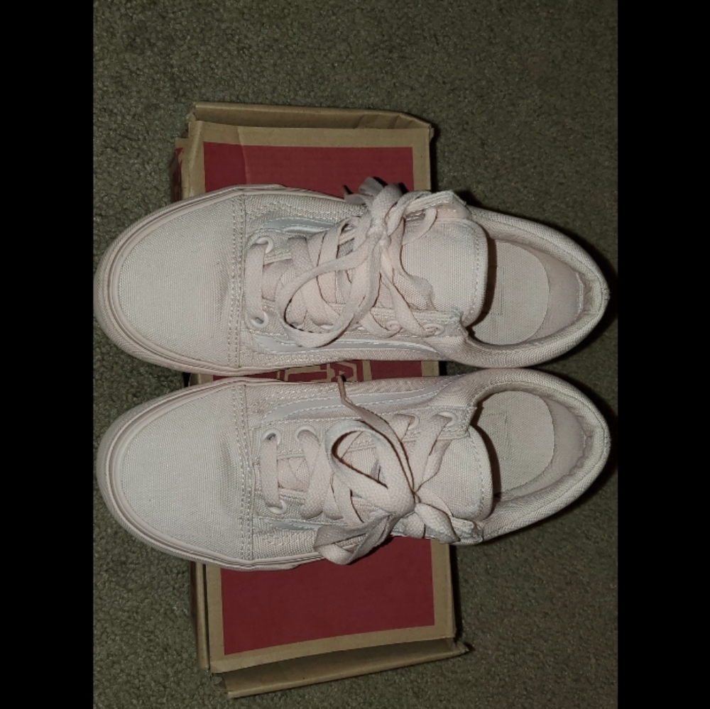 Pastel Pink Vans Old Skool - Picture 5 of 5